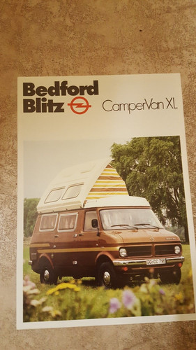 Bedford blitz campervan - blitz, xl