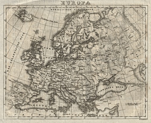 Europa originale incisione - europa,