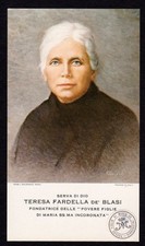 S.d.D TERESA FARDELLA DE' BLASI  - CON RELIQUIA - mm.  73 X 112