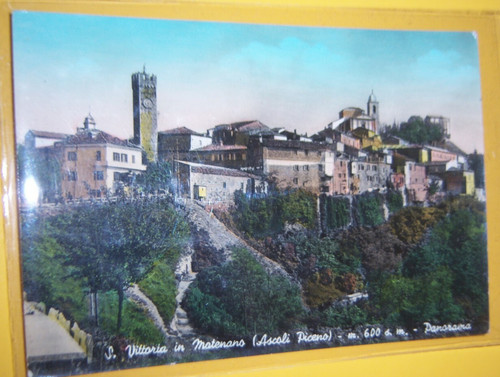 Cartolina antica santa - antica,