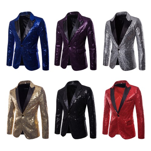 Giacca uomo con paillettes