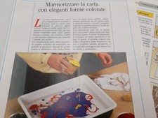 Restauro Fai Da Te scheda tecnica Marmorizzare la carta con eleganti forme