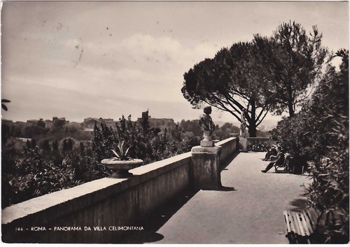 Roma panorama da villa - roma,