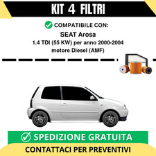Kit 4 Filtri Tagliando per