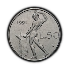ITALY. 1991, 50 Lire - Oak