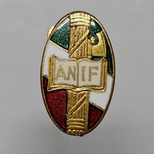 Distintivo ANIF Associazione nazionale insegnanti fascisti ventennio Regno Johns