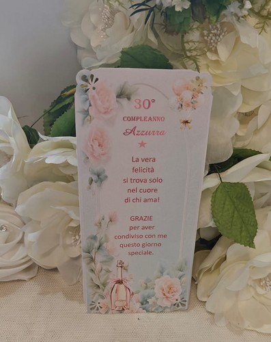 Segnaposto compleanno adulti