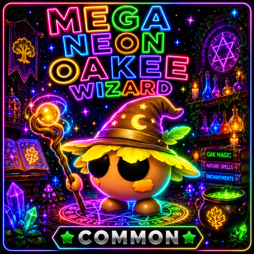 Mega neon oakee wizard - neon,