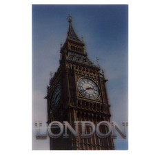 Cartolina in 3D con monumento