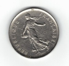 MONETA coin 5 FRANCHI FRANCS