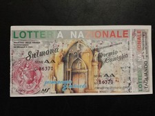 BIGLIETTO LOTTERIA  NAZIONALE