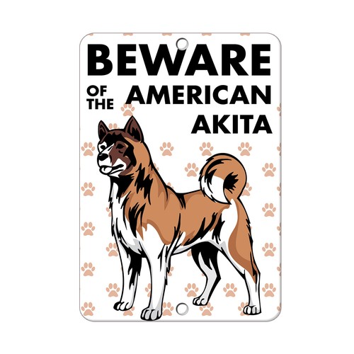 Attenzione cane americano - attenzione,