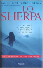 LIBRO LO SHERPA L A TRAGEDIA DI "ARIA SOTTILE" EVEREST JAMLING T. NORGAY PIEMME