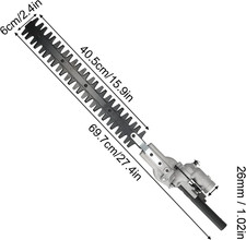 Kit Adattatore da decespugliatore a Tagliasiepi Tagliasiepe 26MM 9 denti