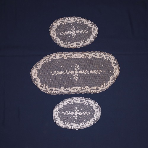 Tris centrini filet - centrini,