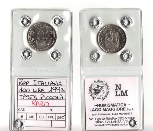 Repubblica italiana 100 - repubblica, lire