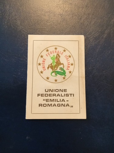 Tessera partito unione - tessera,