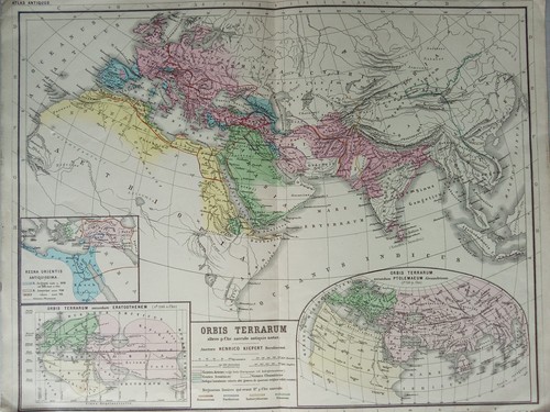 Carta geografica antica - carta,
