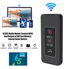 Terminale modem mobile 5G MiFi WiFi6 doppio hotspot dispositivo router internet wireless