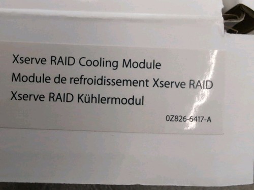 Apple xserve raid cooling - apple,