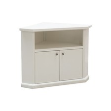 MOBILE PORTA TV ANGOLO IN LEGNO, L 72 P 63 H 80 B 100 , COLORE BIANCO