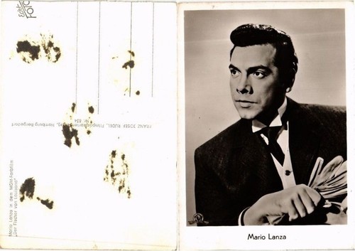Cpa mario lanza film star - cpa,