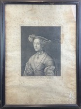 Antica Stampa 700 Ritratto da