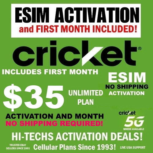 Cricket esim - ▶▶,