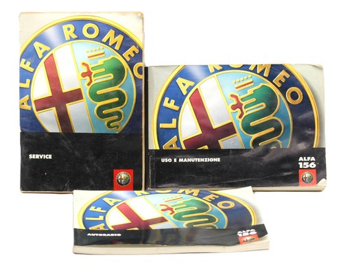 Lotto manuali alfa romeo - lotto, 156