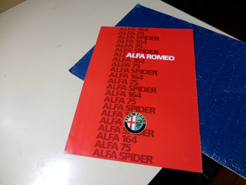 Alfa romeo line depliant - romeo,