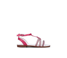 LIU JO Sandalo bimba bianco-rosa