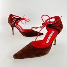 Manolo Blahnik | Auth Brown