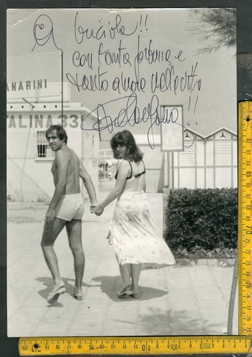 Autografo con dedica adriano - autografo,
