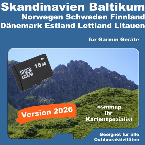 Scandinavia baltico mappa topo - scandinavia,