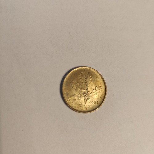 Moneta lire 1981 - ramo, di