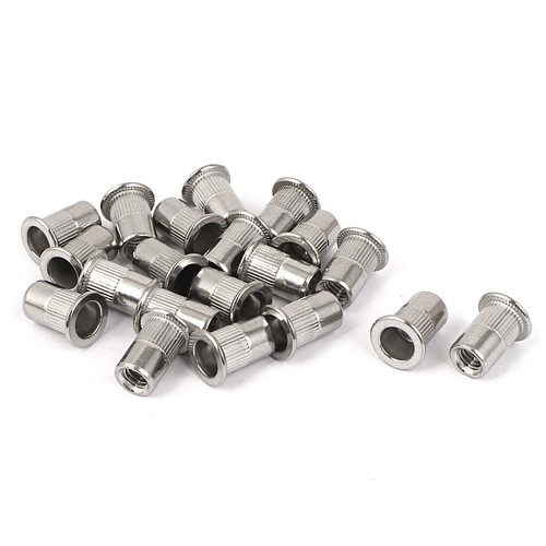 Acciaio inox testa piatta - m6,
