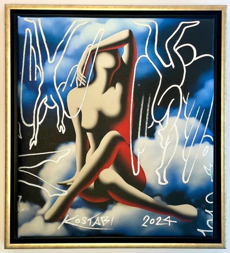 Mark kostabi tecnica mista - mark,