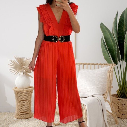 Tuta jumpsuit plissettata - jumpsuit,