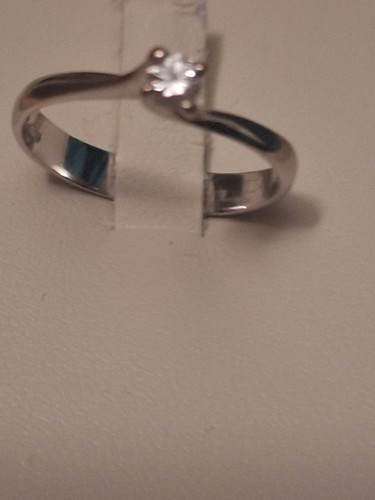 Anello solitario oro - , 18