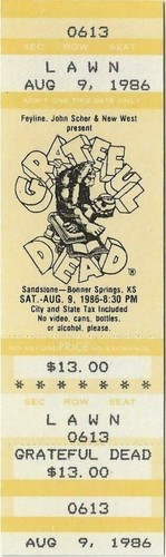 Biglietto grateful dead - grateful,