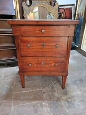 Comodino laccato mobile con cassetti Fine 700 stile direttorio