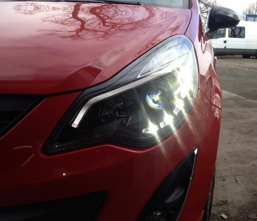 Kit fari neri - opel, d