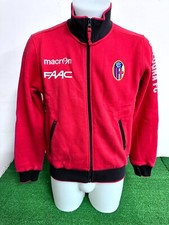 MAGLIA FELPA BOLOGNA NO MATCH WORN SHIRT JERSEY VINTAGE MACRON