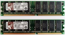 2 MEMORIE Ram Kingston DDR 400 MHz 512Mb (Totali 1Gb) KVR400X64C3A/512 