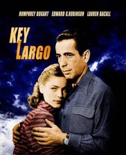 KEY LARGO Movie POSTER 27x40 B Humphrey Bogart Lauren Bacall Claire Trevor
