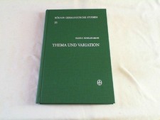 Thema und Variation : e