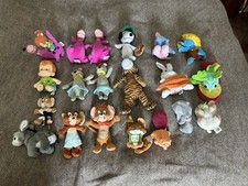 Collezione Peluche Ferrero Puffi Snoopy Flintstones Kinder Nutella Anni 90