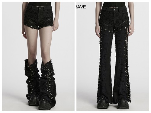 Pantaloni donna punk - pantaloni,
