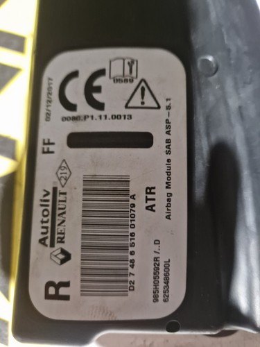 985h05592r airbag sedia - 985h05592r,