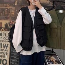 Gilet cargo uomo unisex